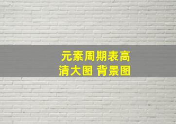 元素周期表高清大图 背景图